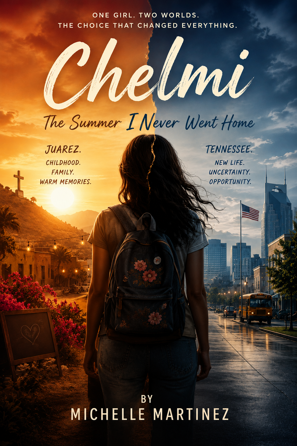 Chelmi book cover — The Summer I Never Went Home, by Michelle Martinez