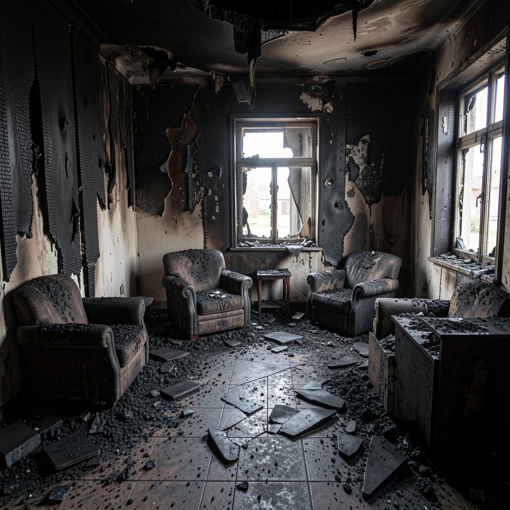 Fire damage environmental assessment