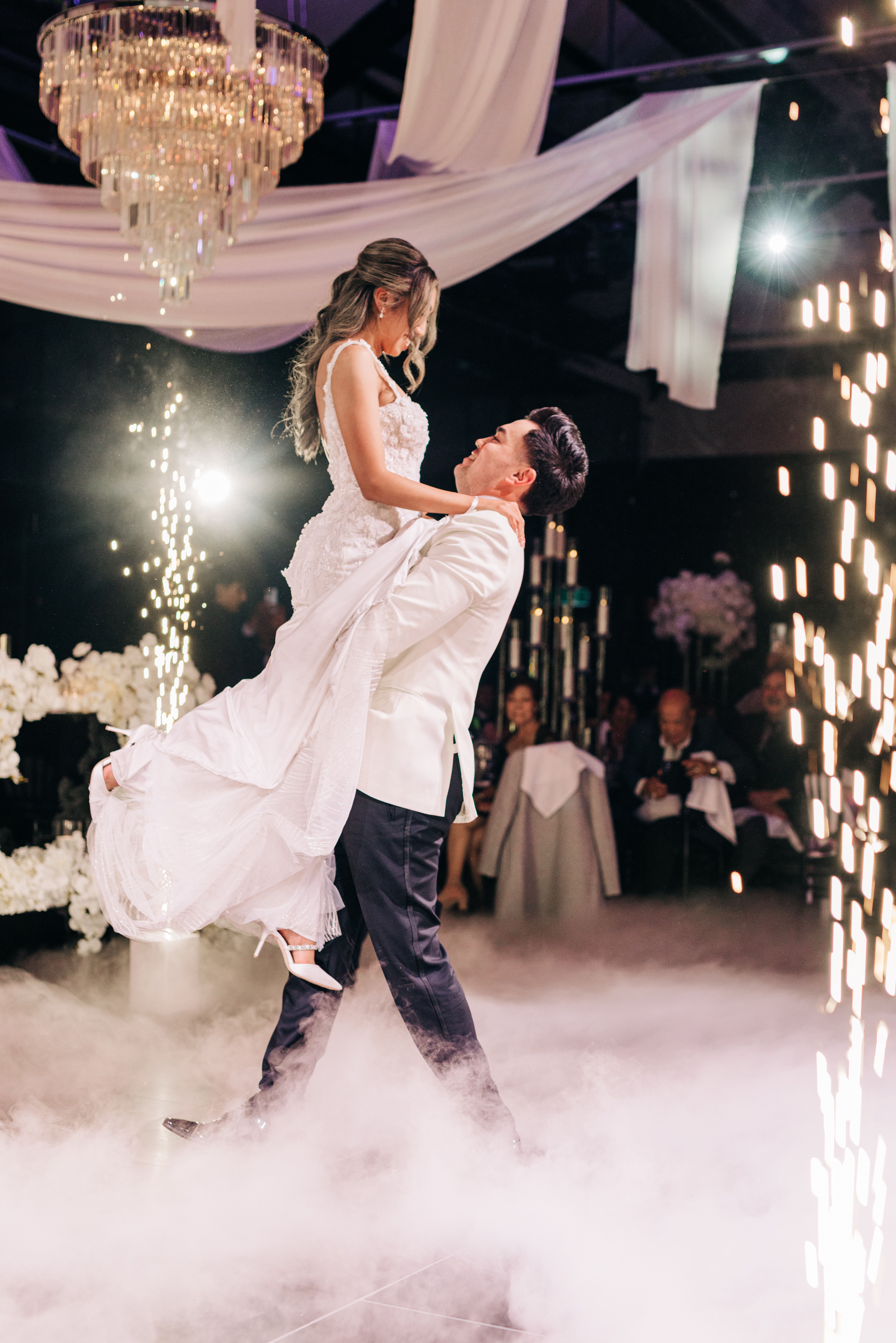 A joyful moment on the dance floor