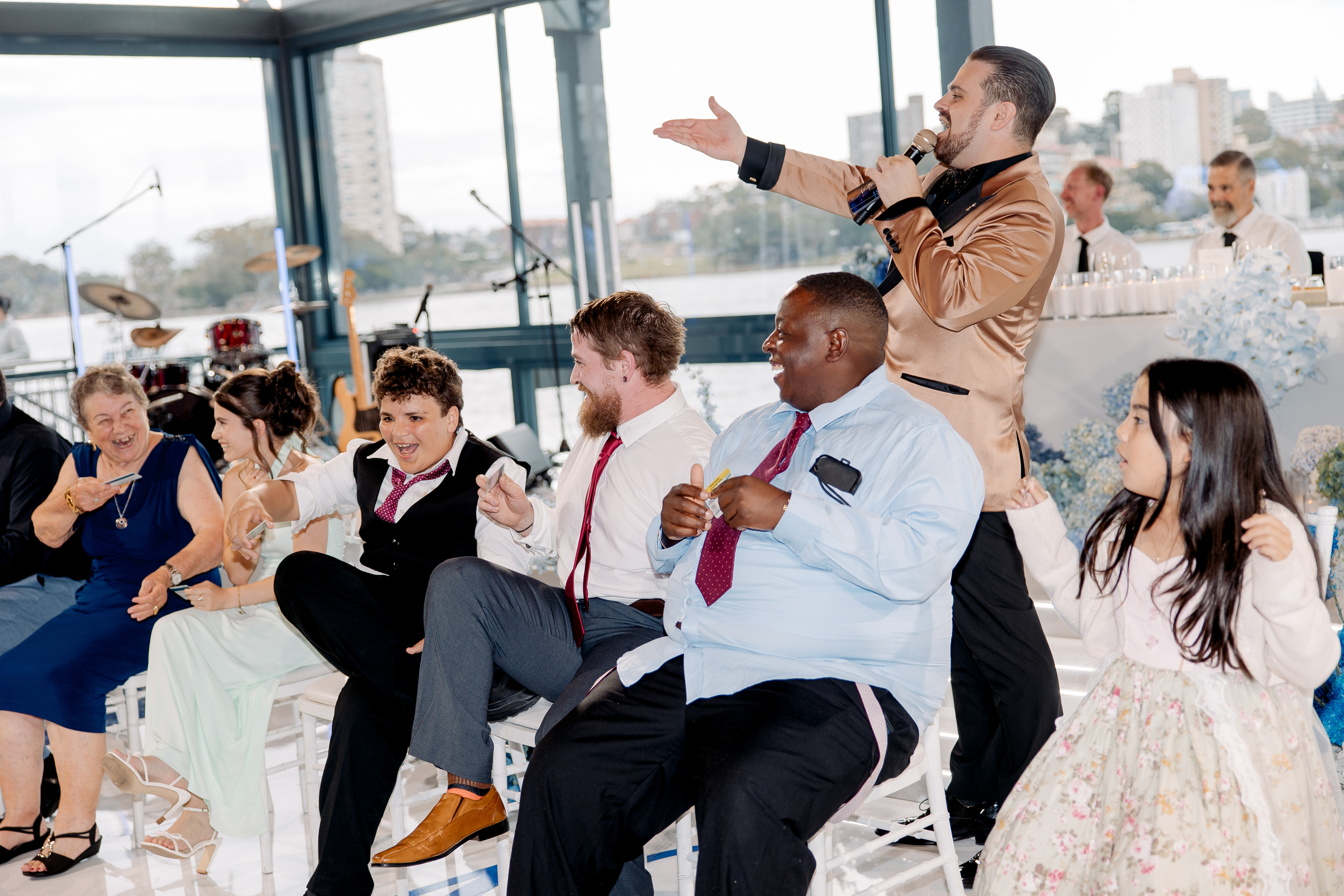 Guests celebrating together