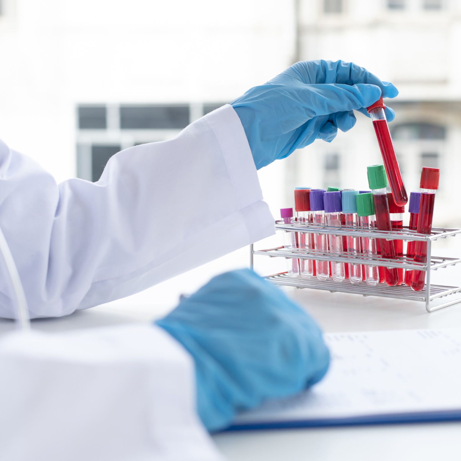 Mens blood test in North London