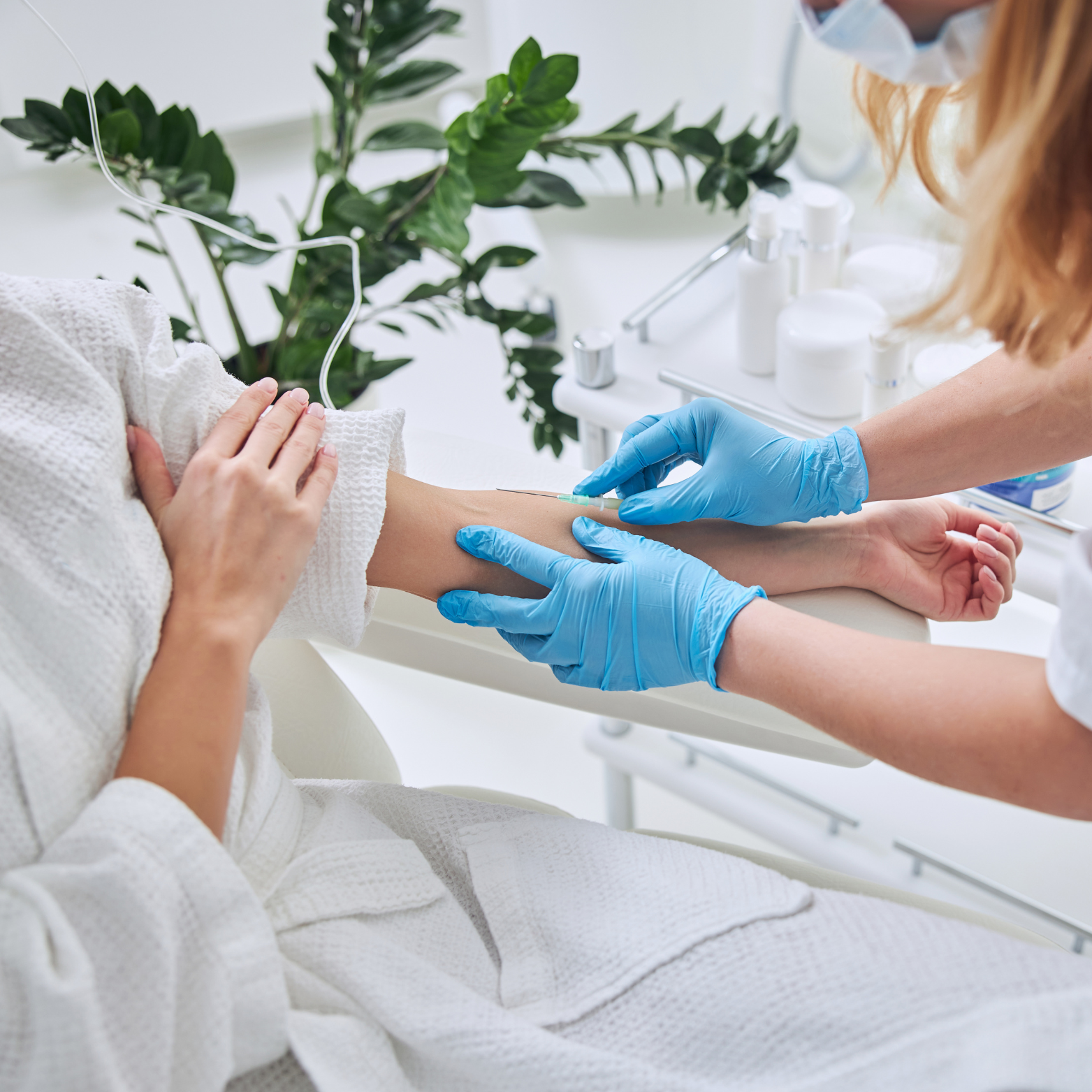 Female hormone and iron blood test sample collection at Shamis Wellness Female hormone and iron blood test sample collection at Shamis Wellness