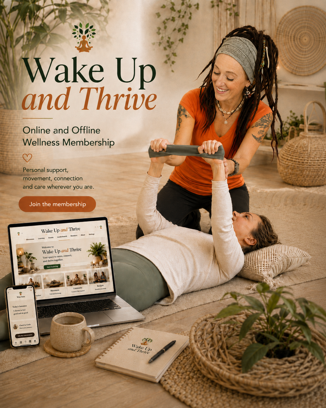 Holistic wellness coaching and breathwork session with Leisa James