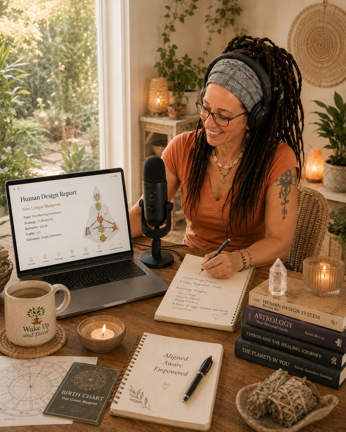 Human Design chart reading prepared by Leisa James