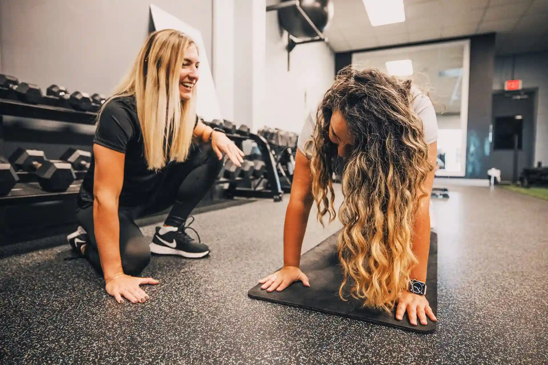 Women training at GoGirl Fitness Studio in Wilmington, NC