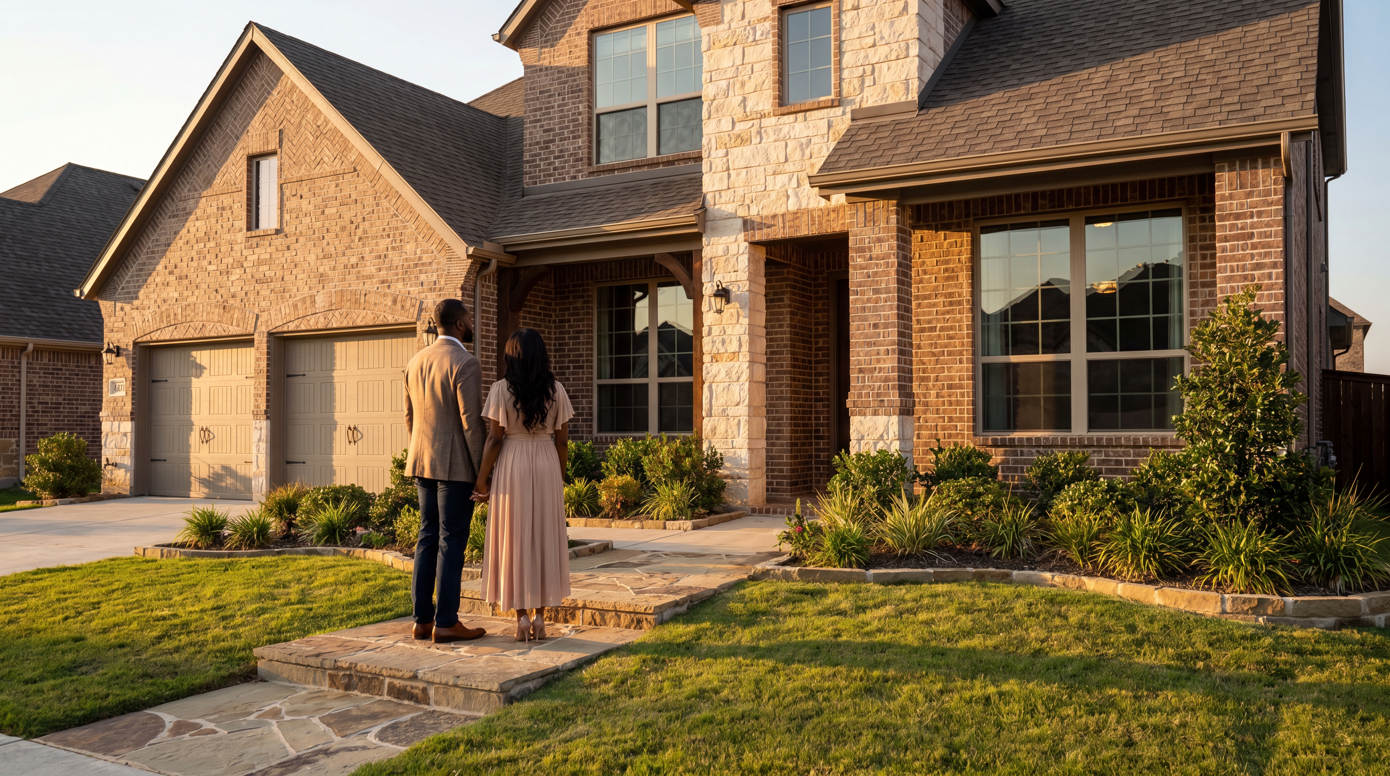 DeSoto TX new construction home with a sold sign, DFW buyer deciding to buy now or wait for lower rates in 2026