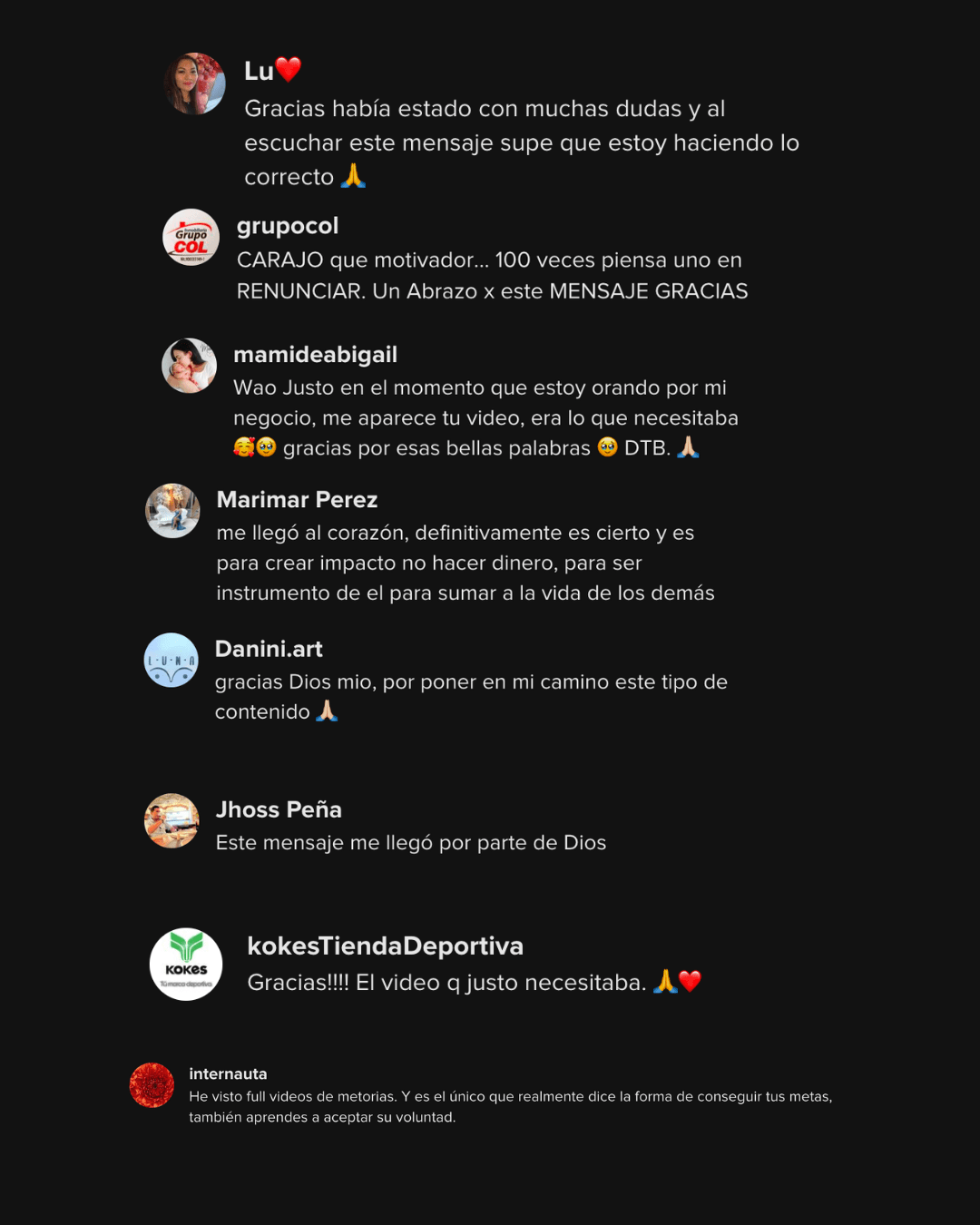 Testimonio