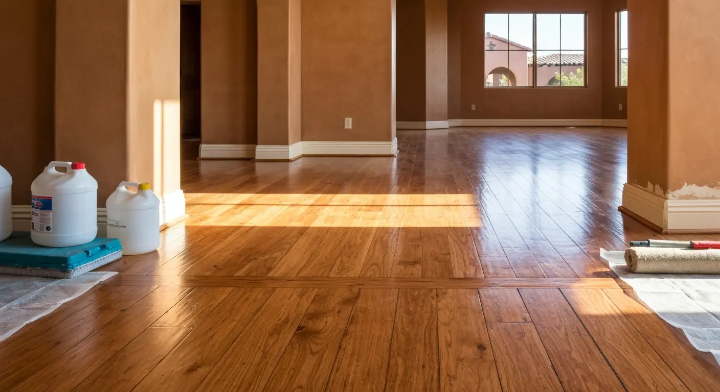 Hardwood floor cleaning