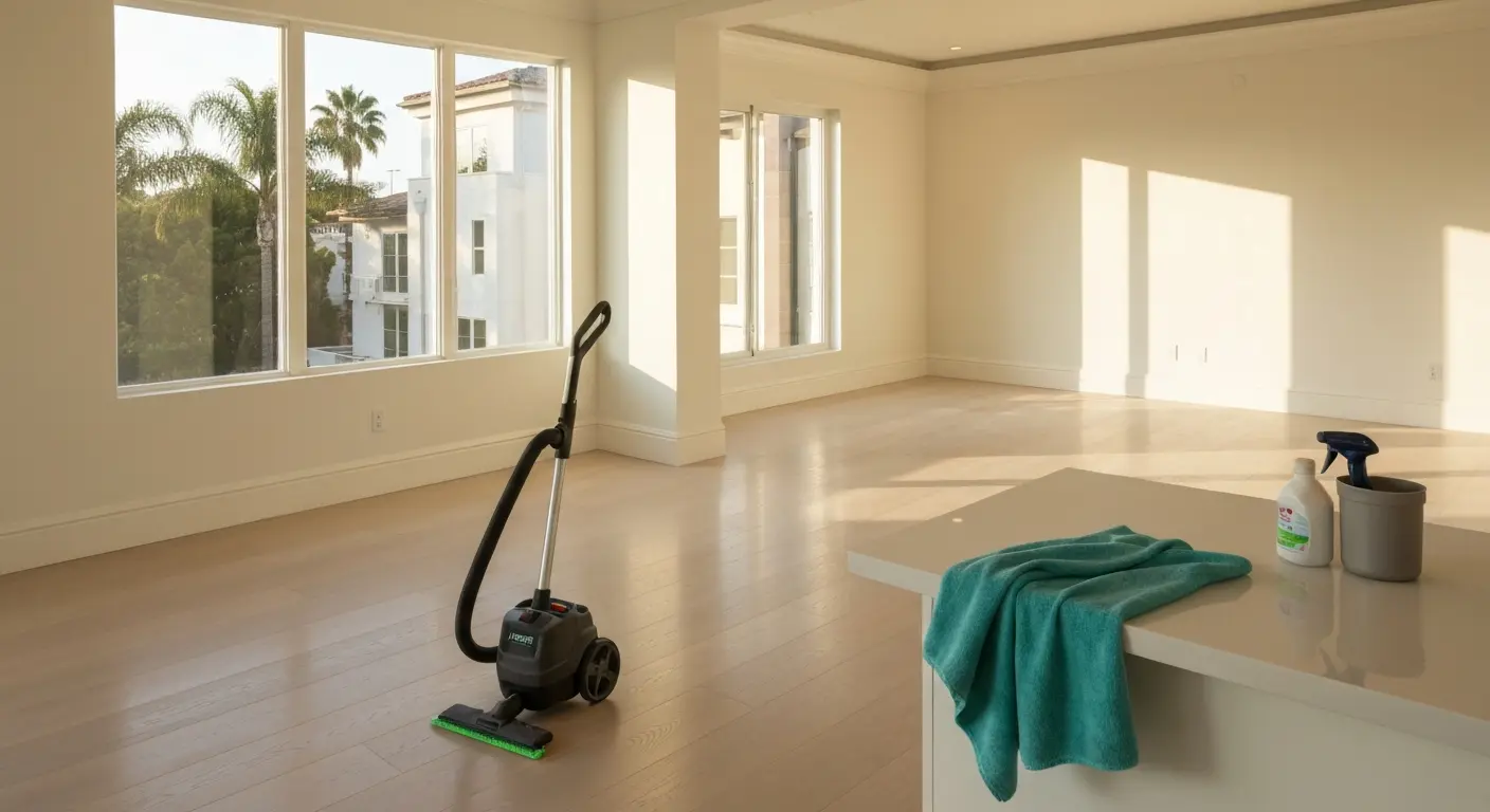 After construction cleanup