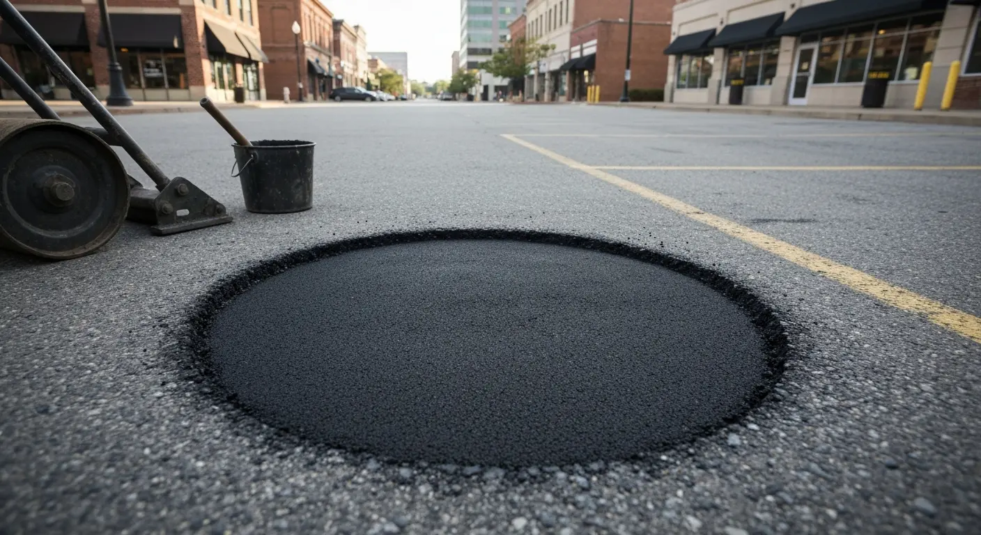 Pothole patching service