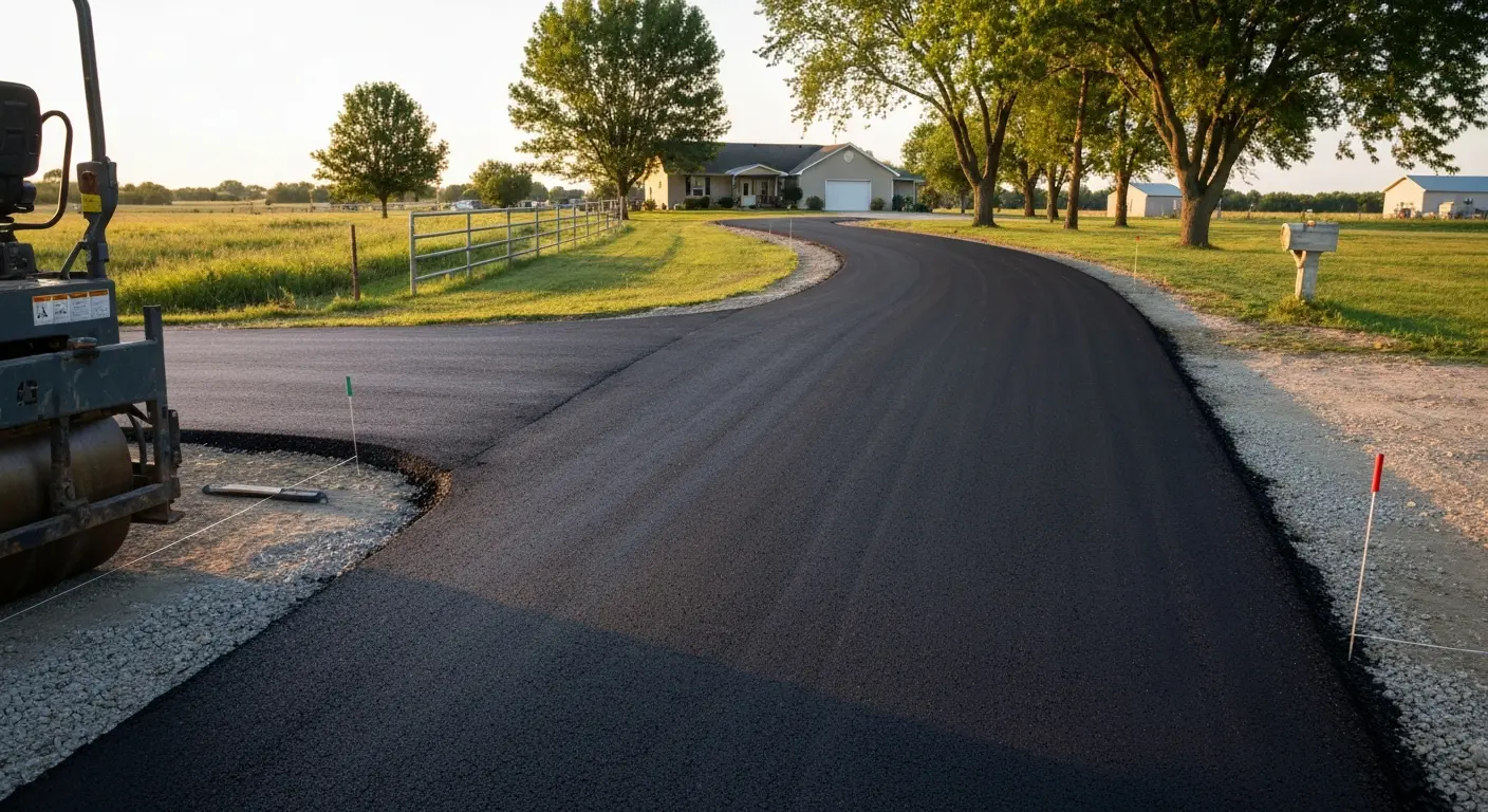 Asphalt paving in Hocatown