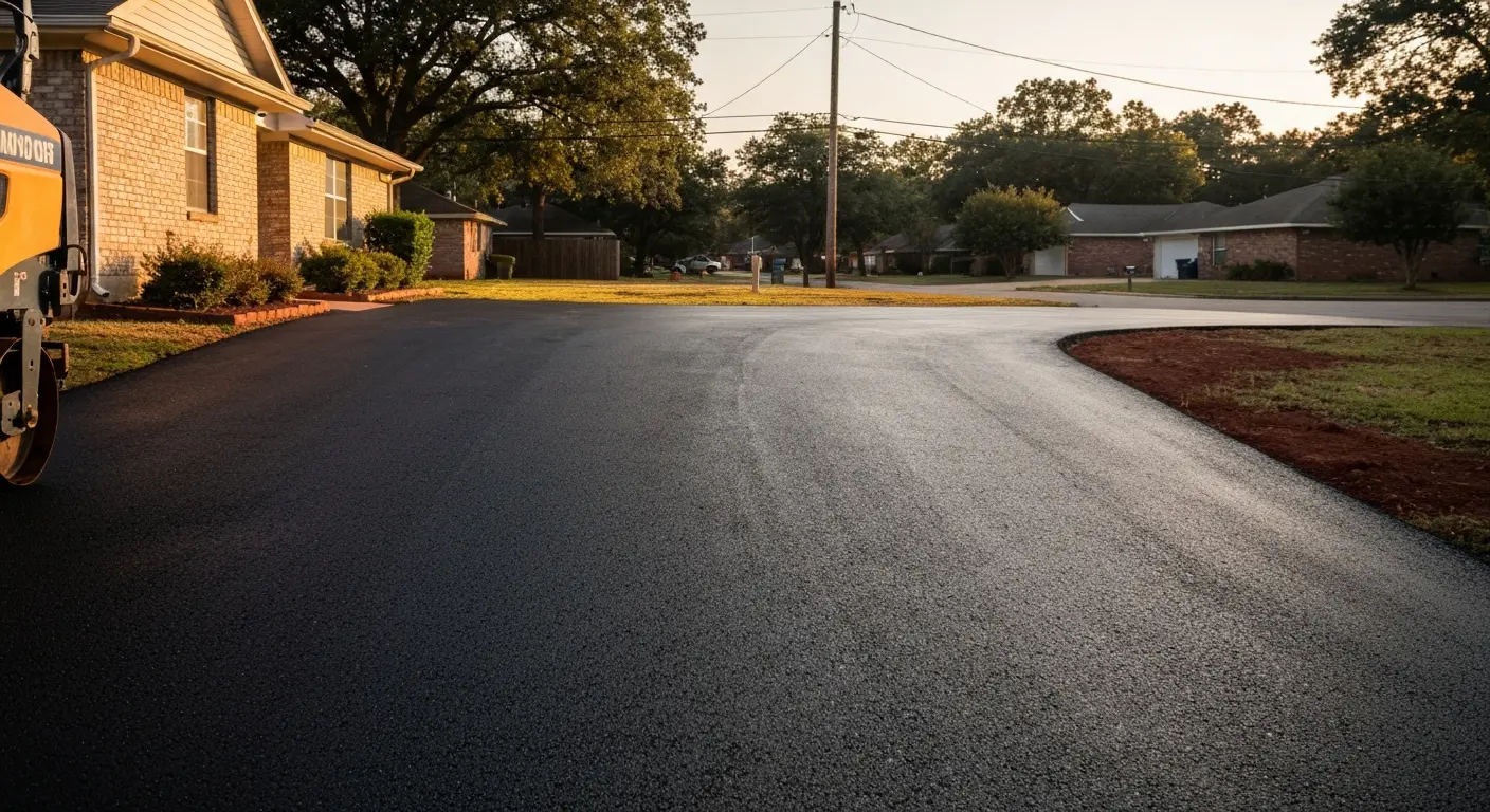 Asphalt paving project