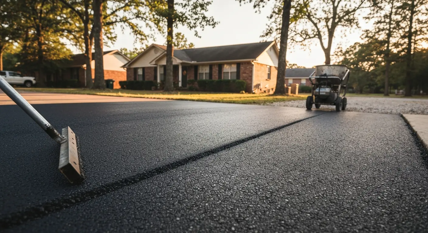 Asphalt paving project