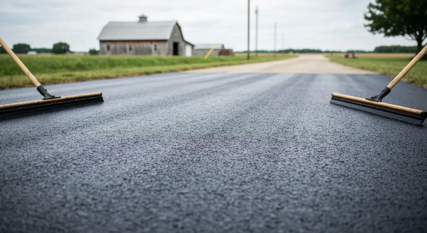 Asphalt sealcoating service