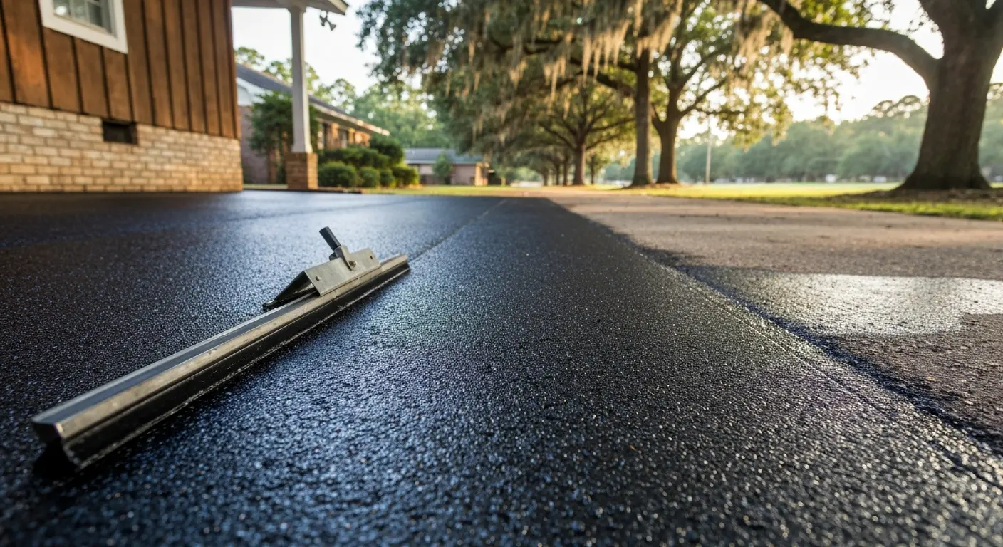 Sealcoat application