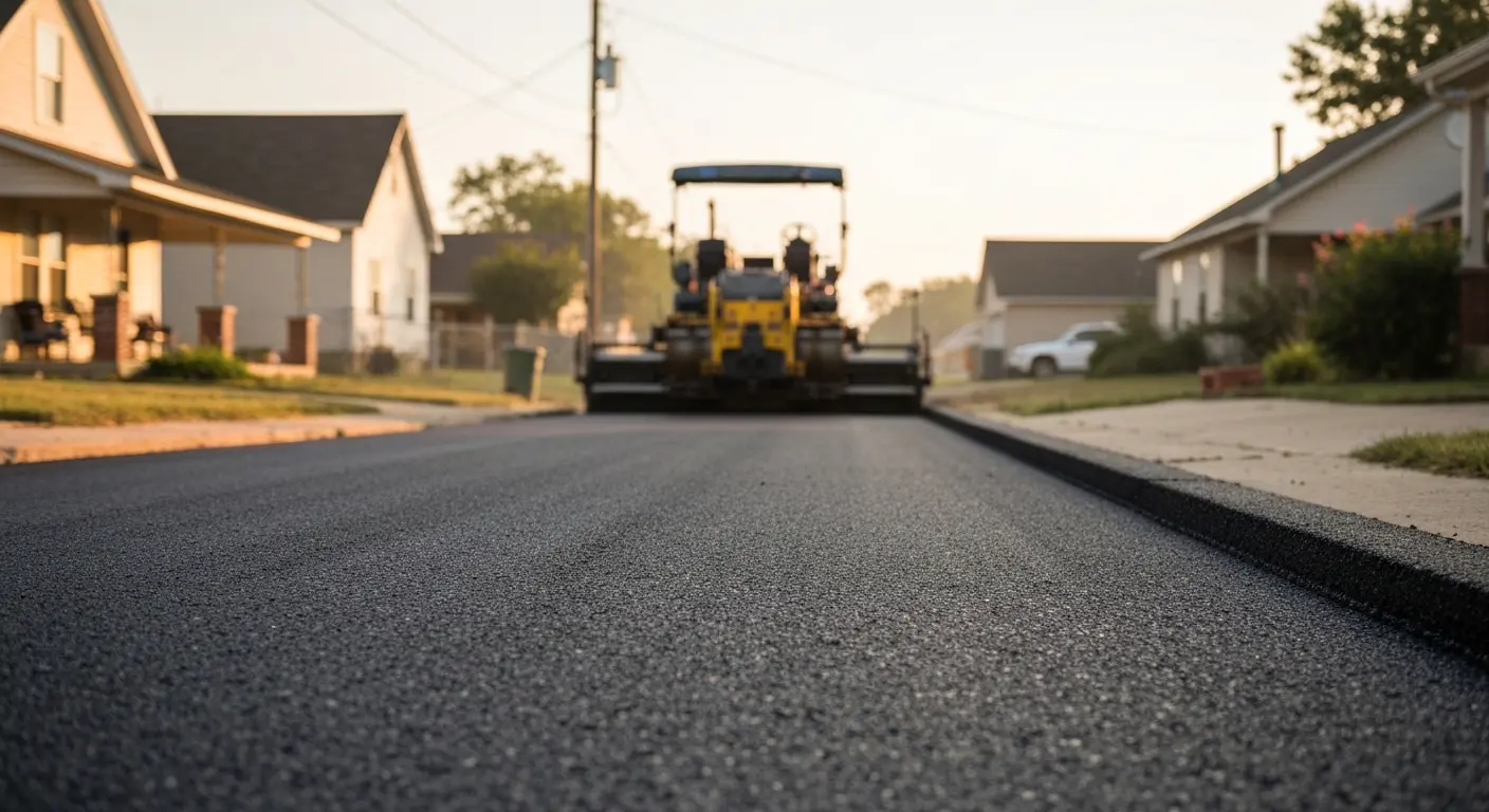 Asphalt paving project