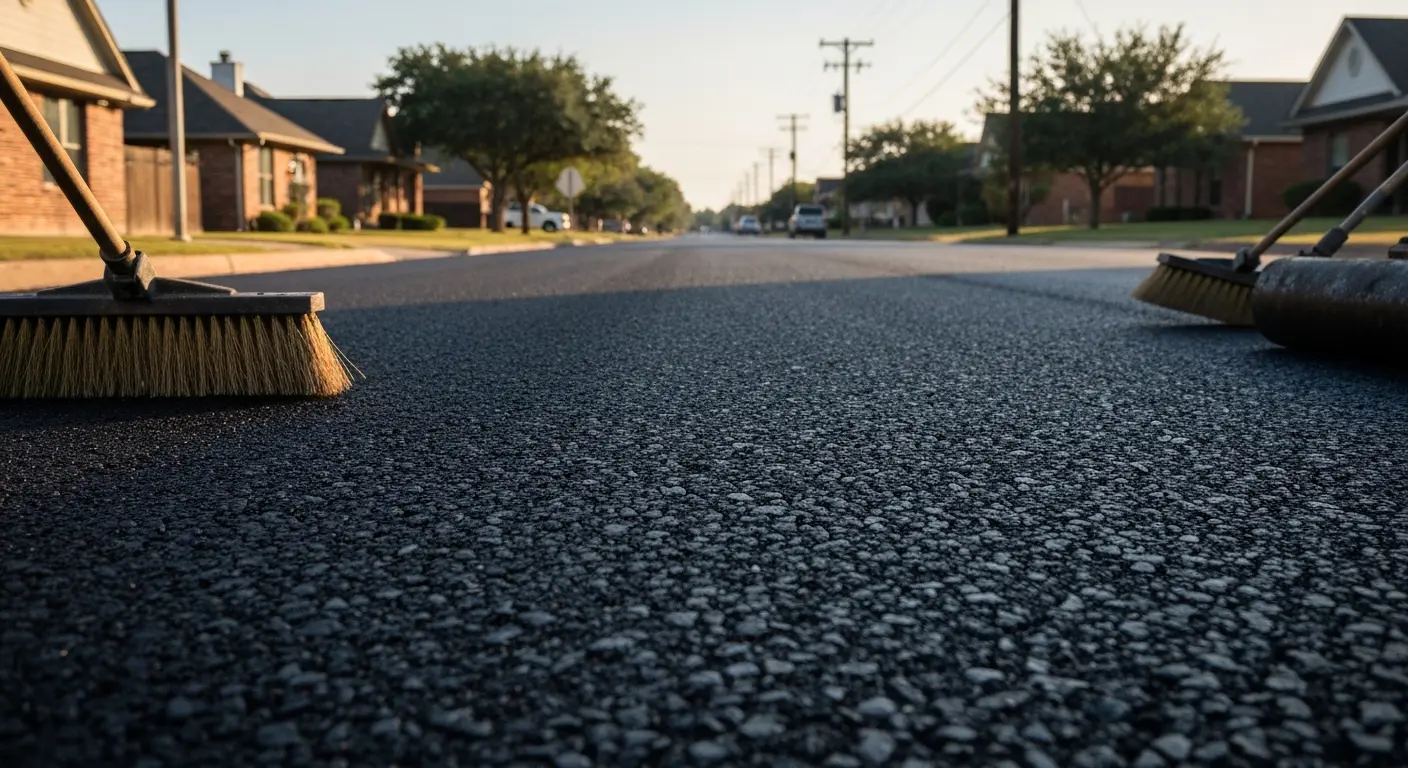 Chip and seal application