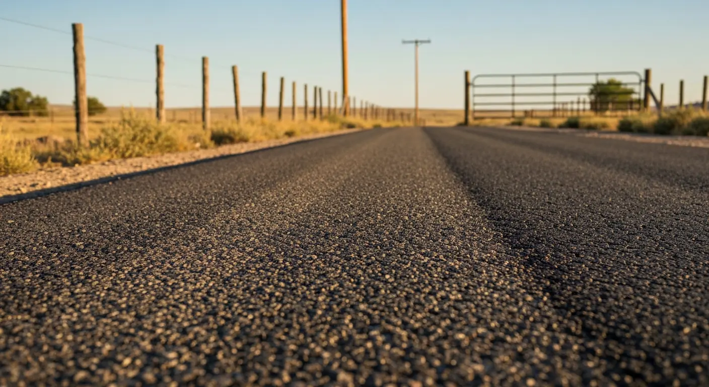 Chip seal and gravel surface