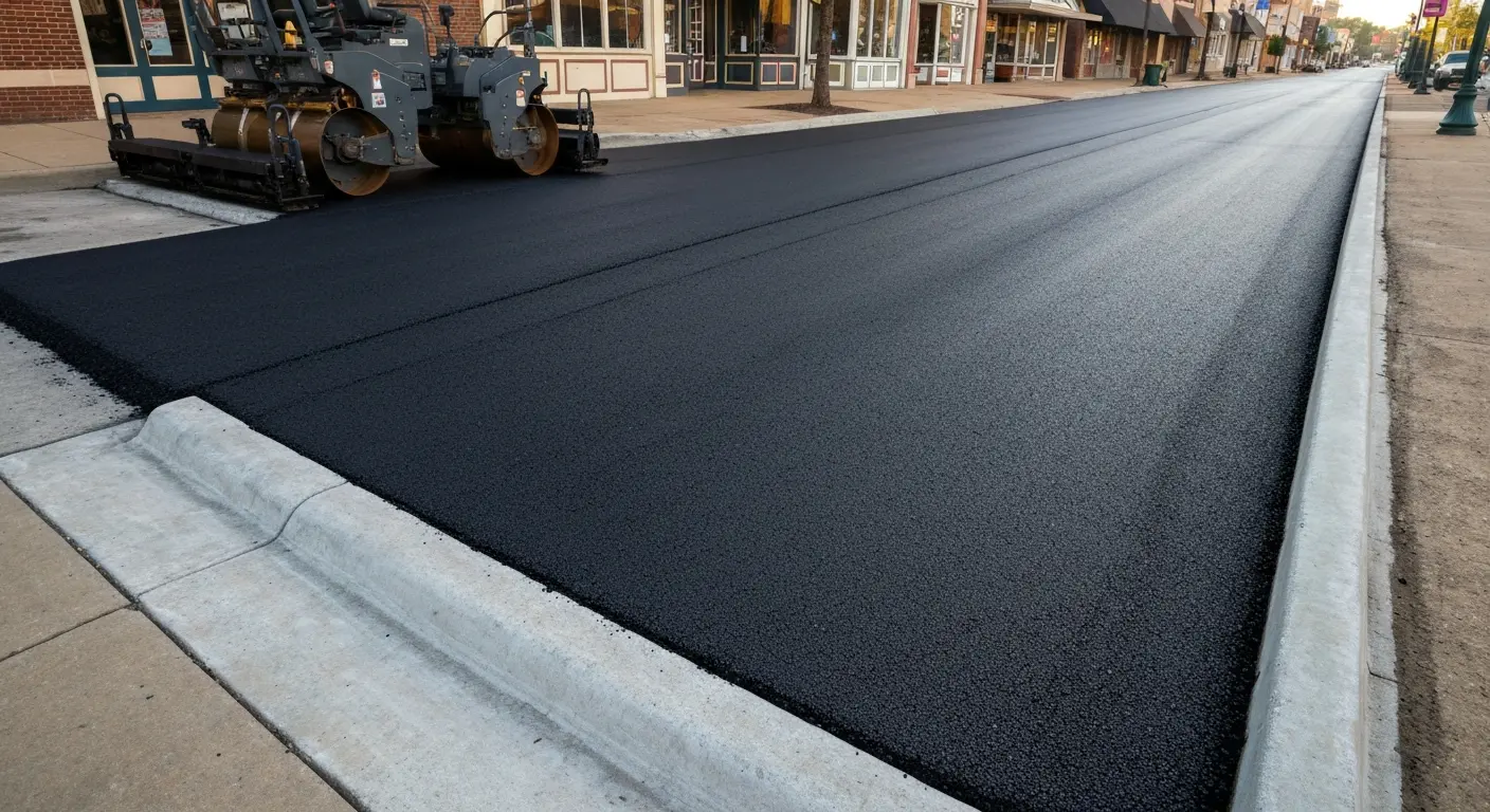 Asphalt paving project