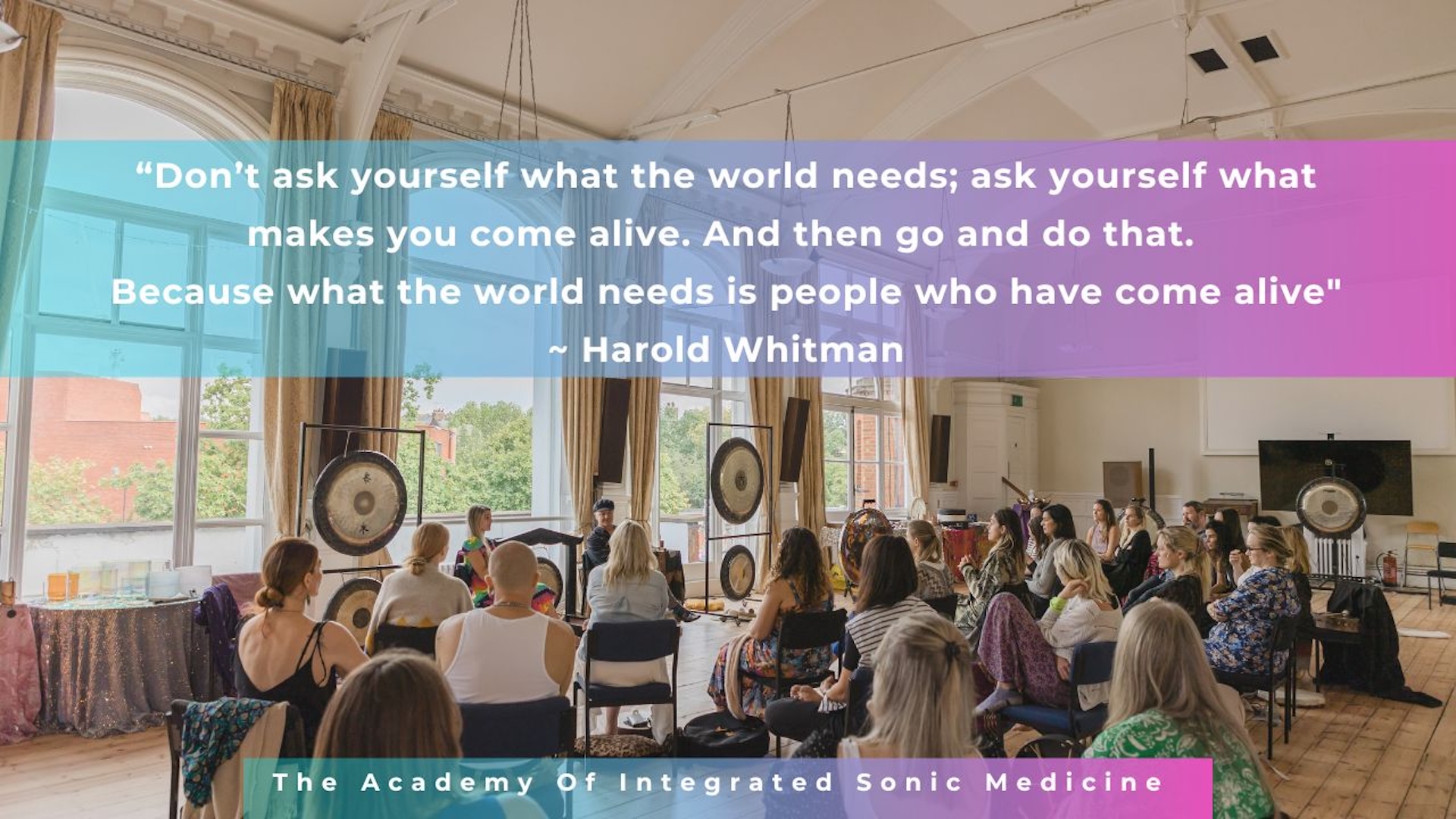 Sound healing training UK