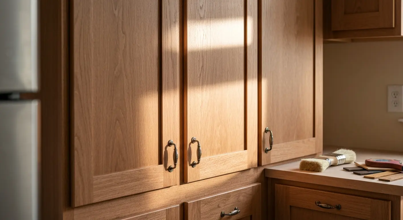 Kitchen cabinet refacing project