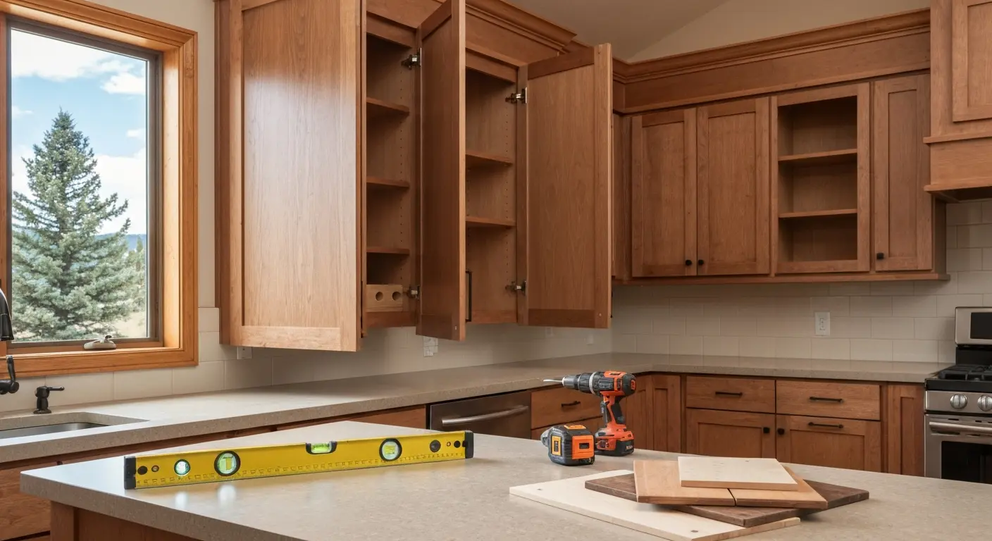 Kitchen cabinet installation