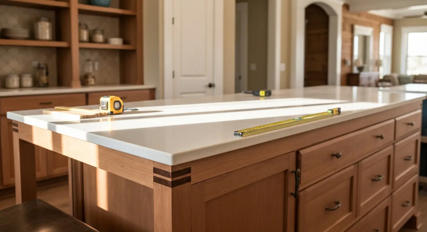 Kitchen island with seating