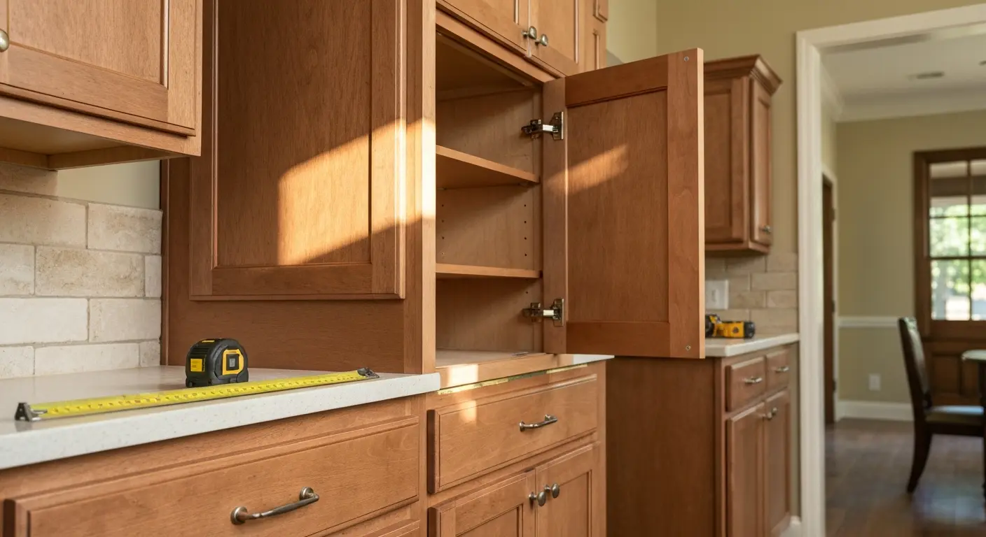 Kitchen cabinet installation in Petal MS