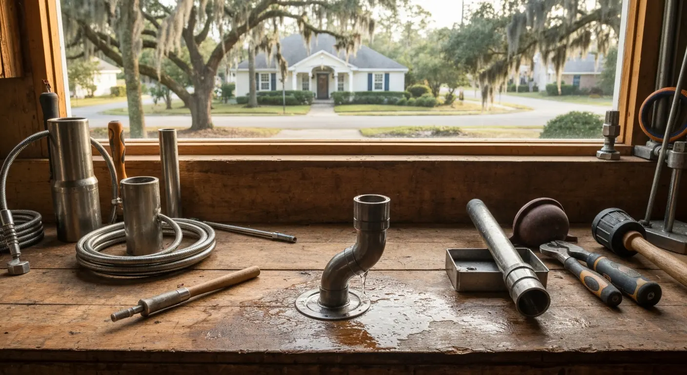 Drain cleaning service