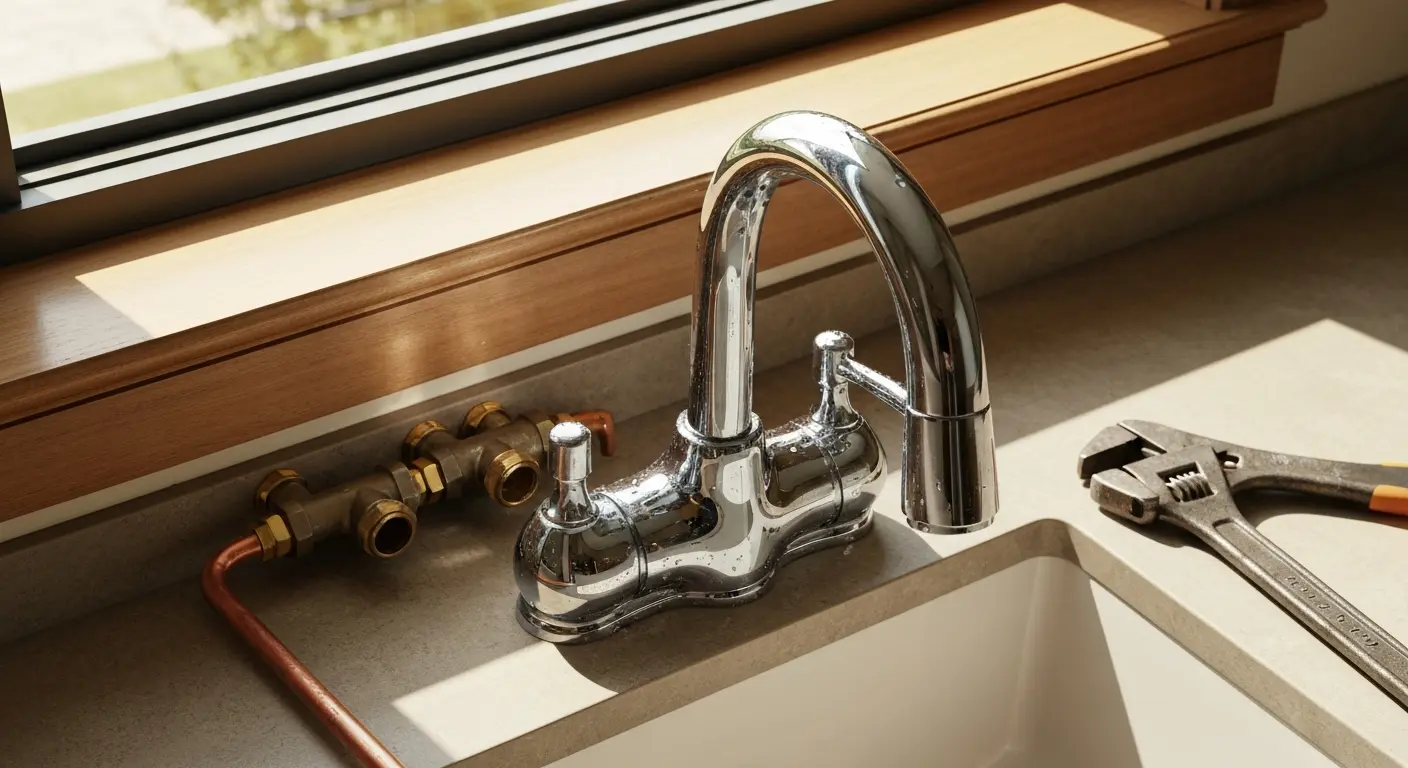 Faucet and fixture installation