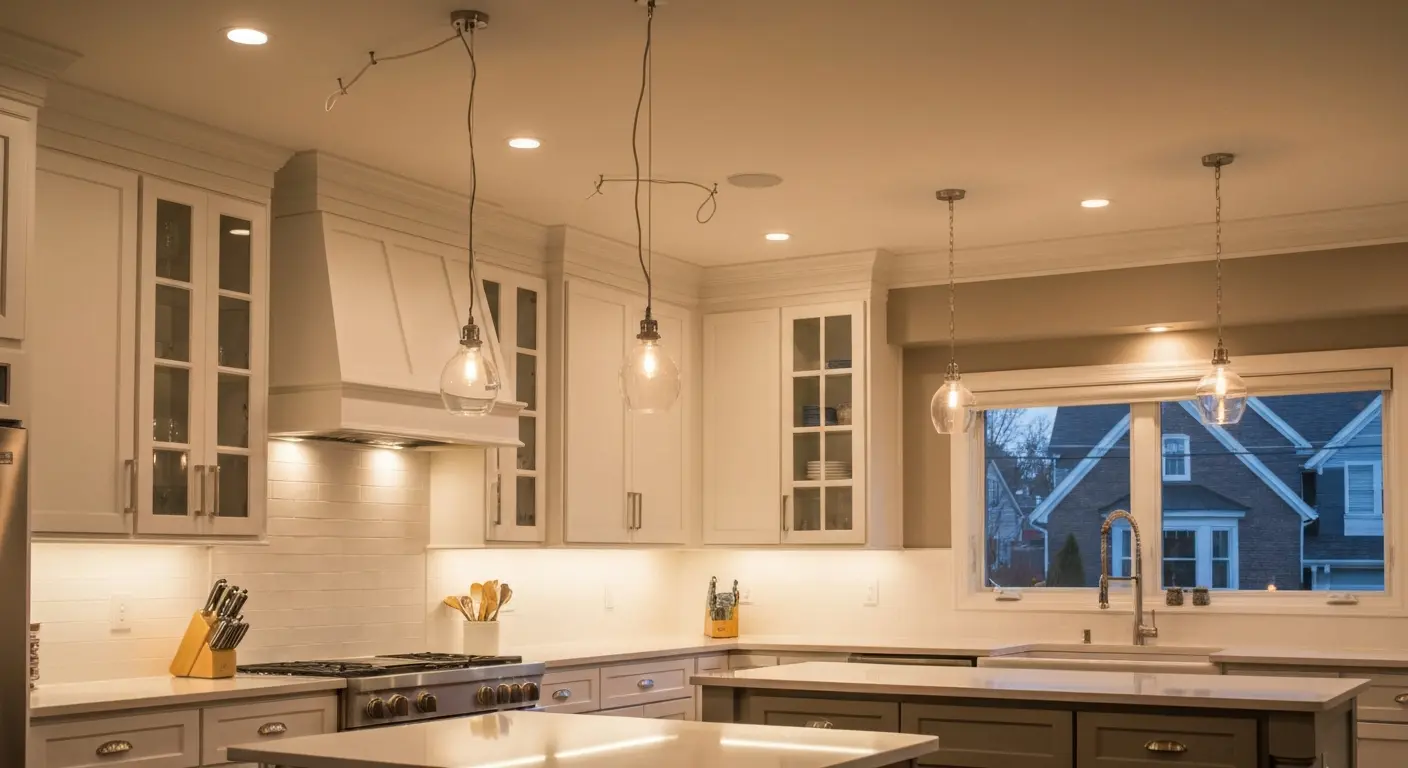 Kitchen lighting design