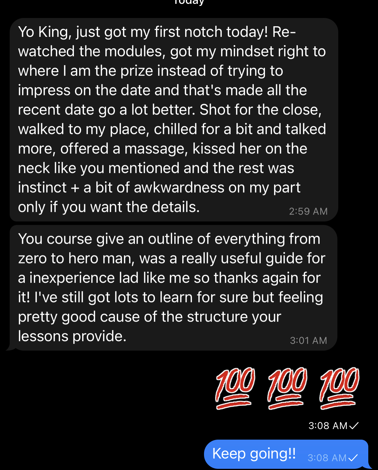 Student win