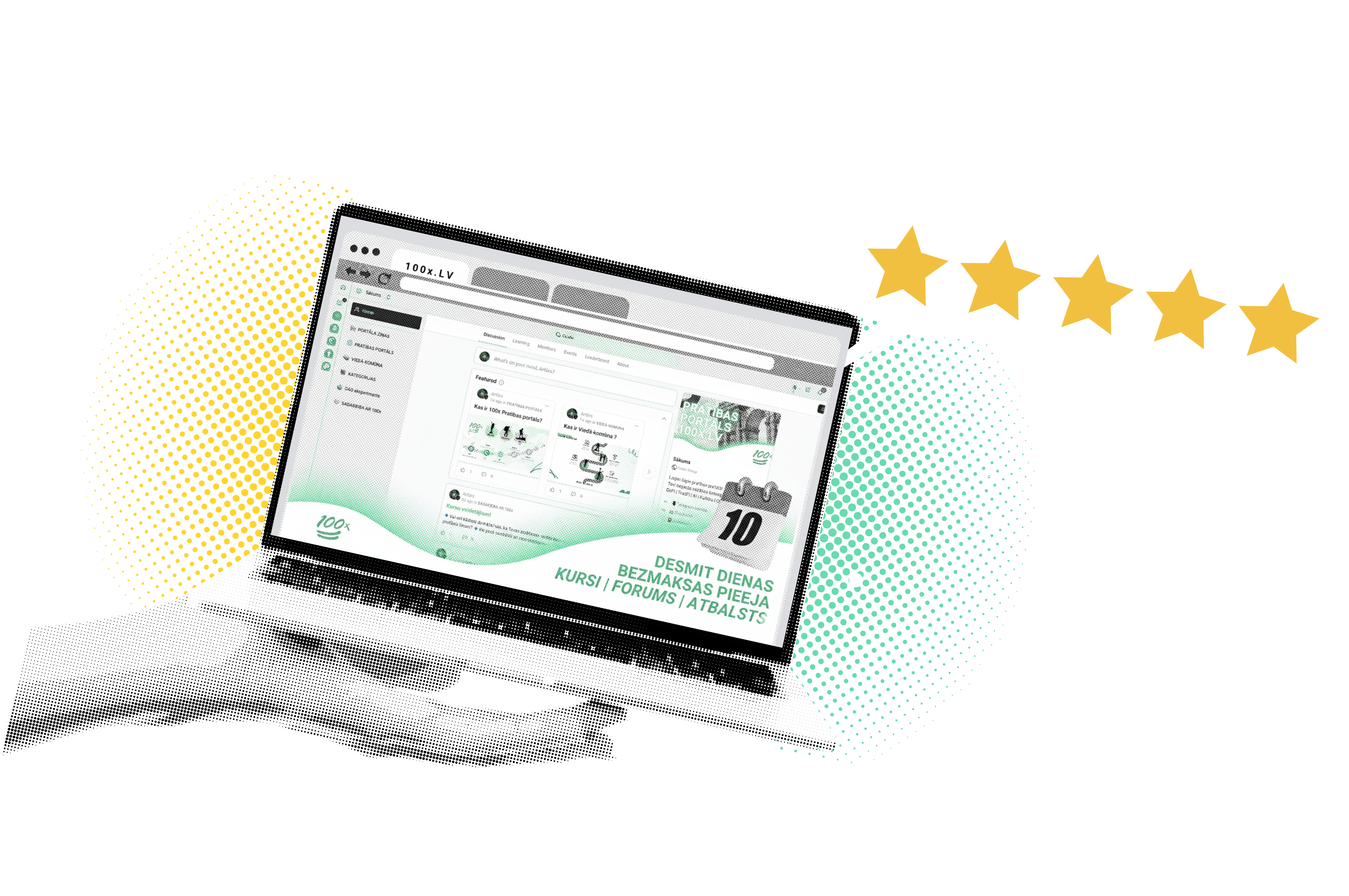 100x forums un kursu portālas