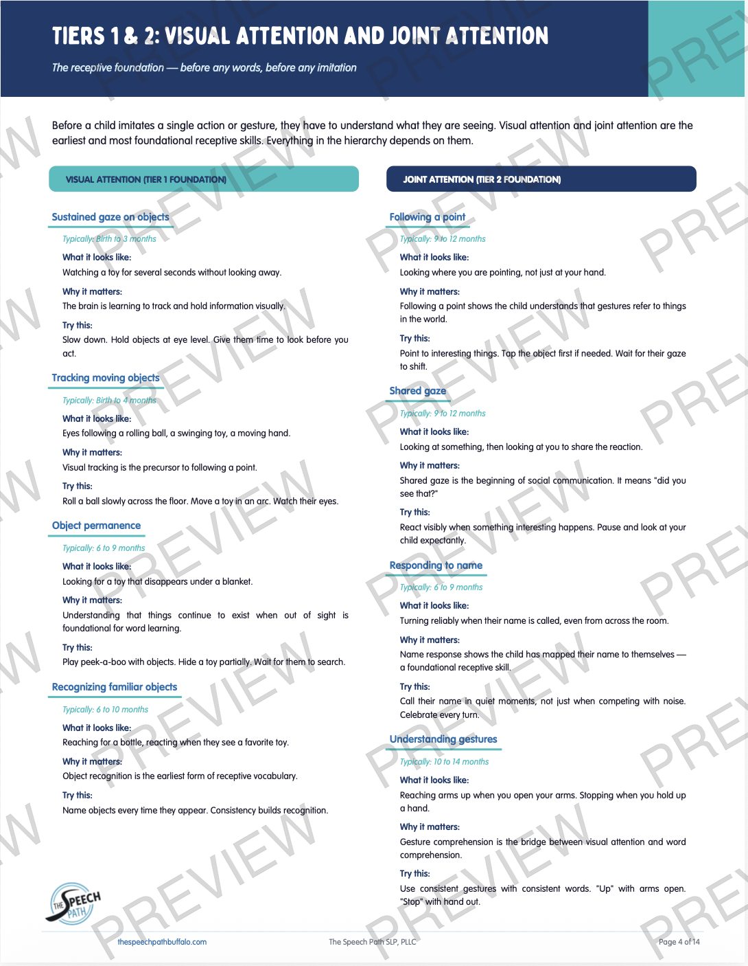 Preview: Strategies page with Try This activities