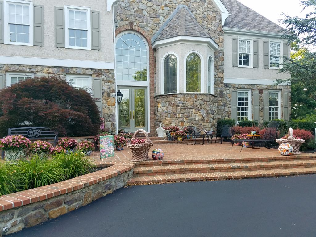 Patio and hardscape finished project
