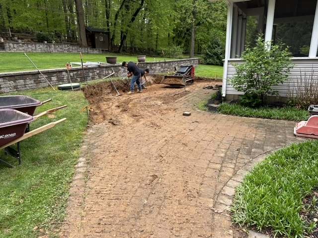 Gardening team at work