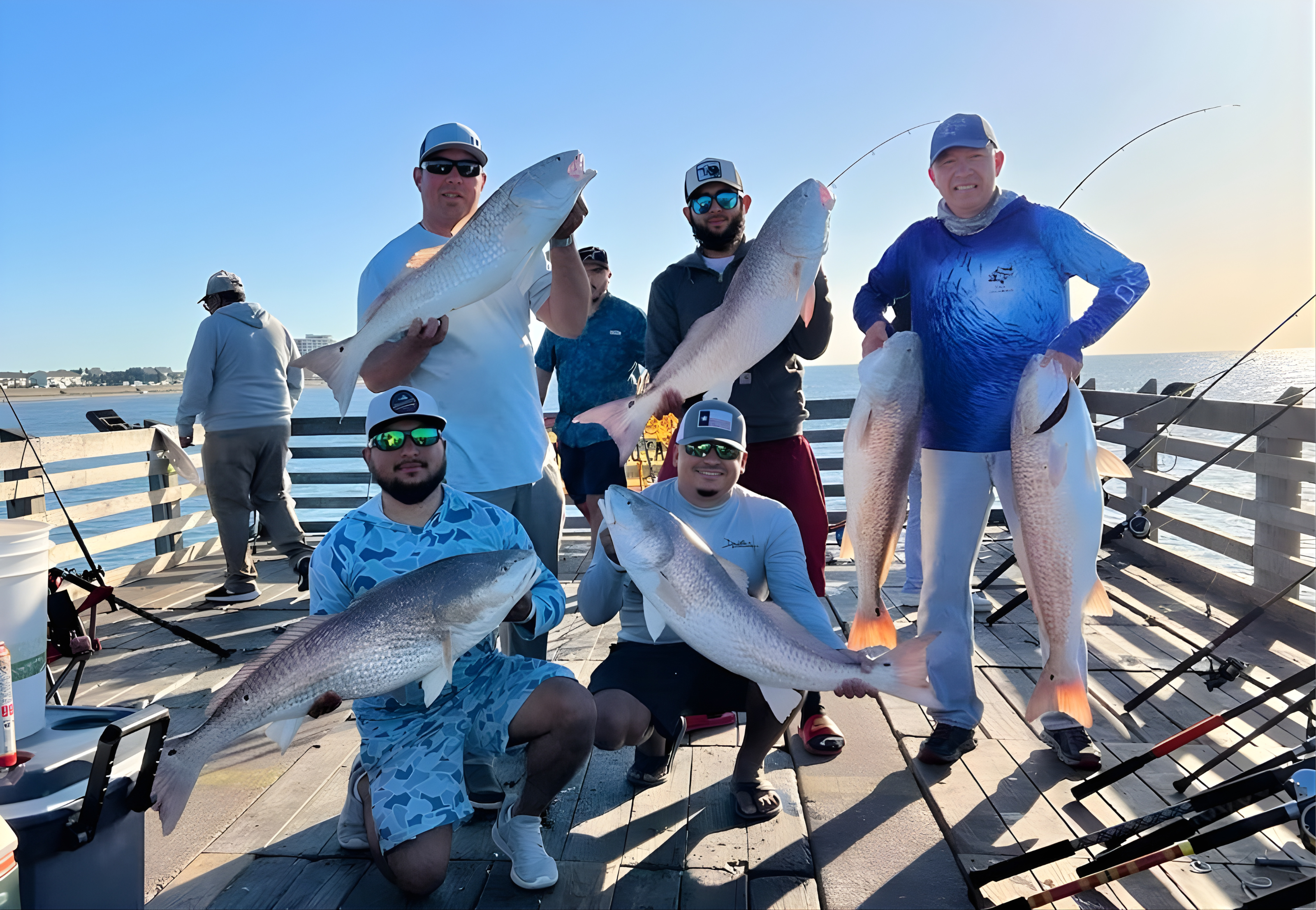 Fishing on the Galveston Pier