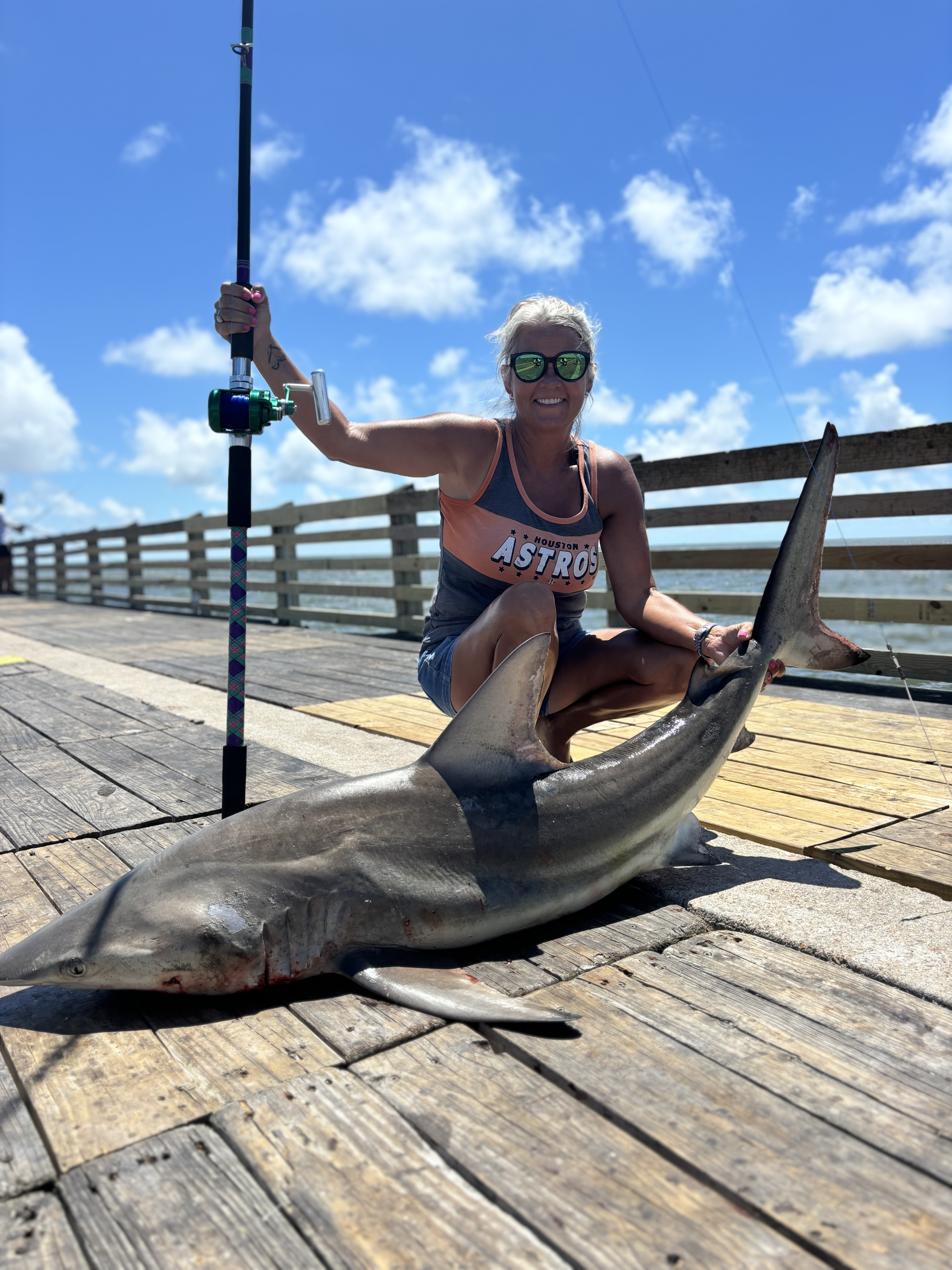 Pier fishing