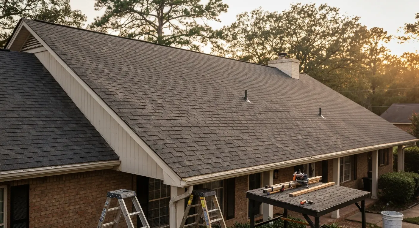 Residential roof replacement in Prattville