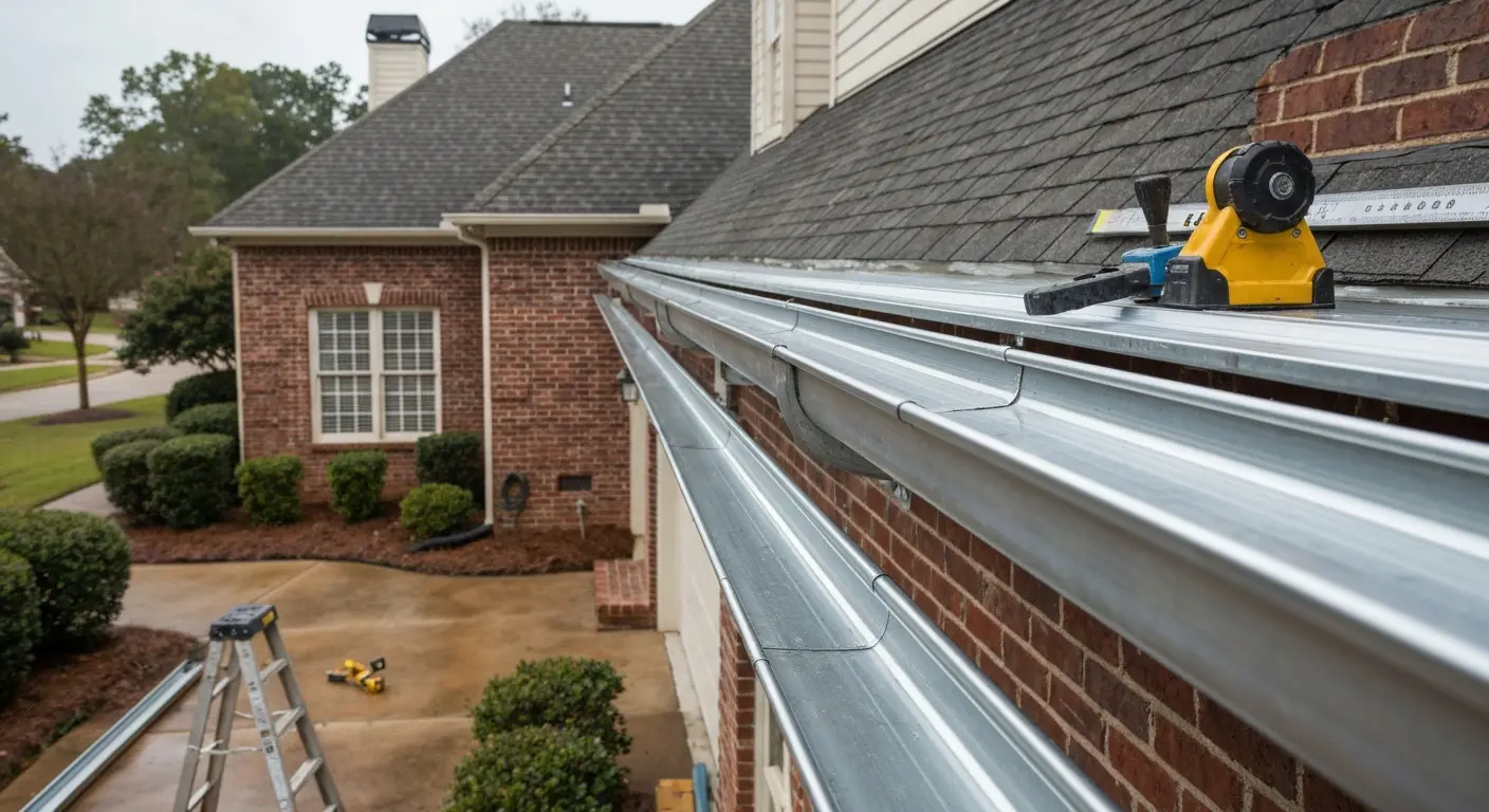Gutter installation near Old Cahaba