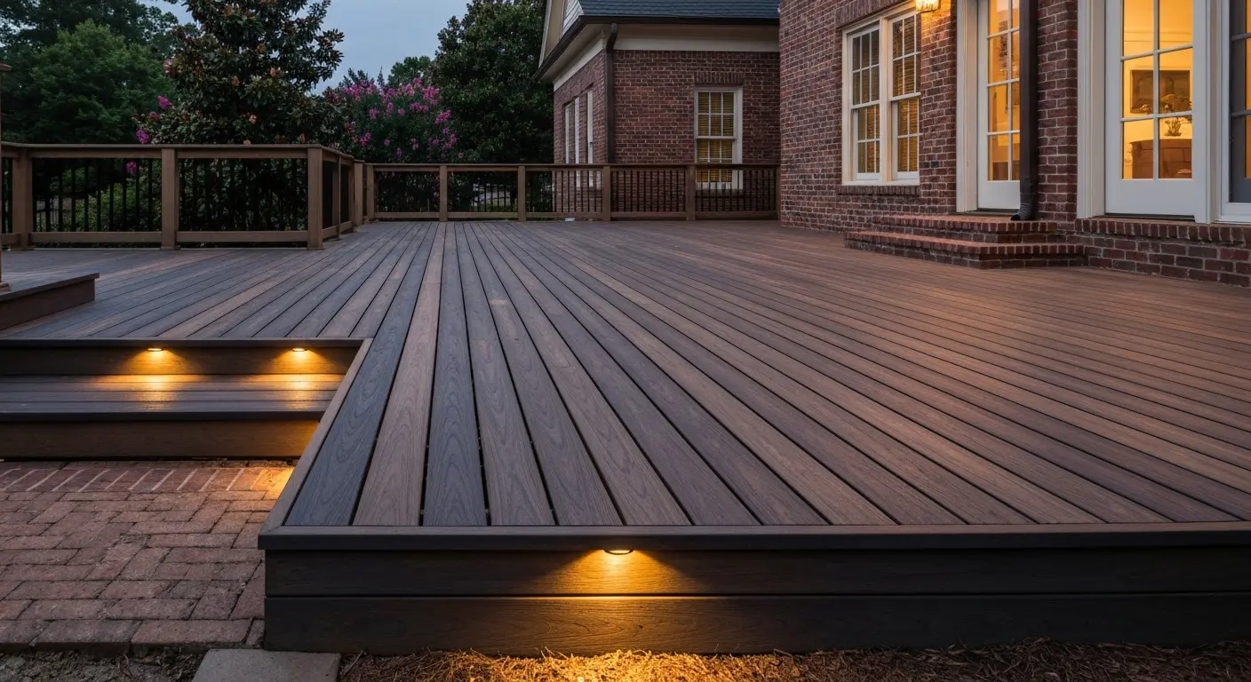 Composite deck installation