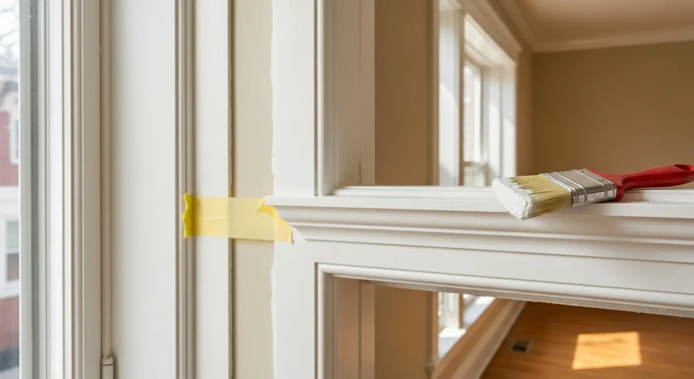 Trim and molding painting