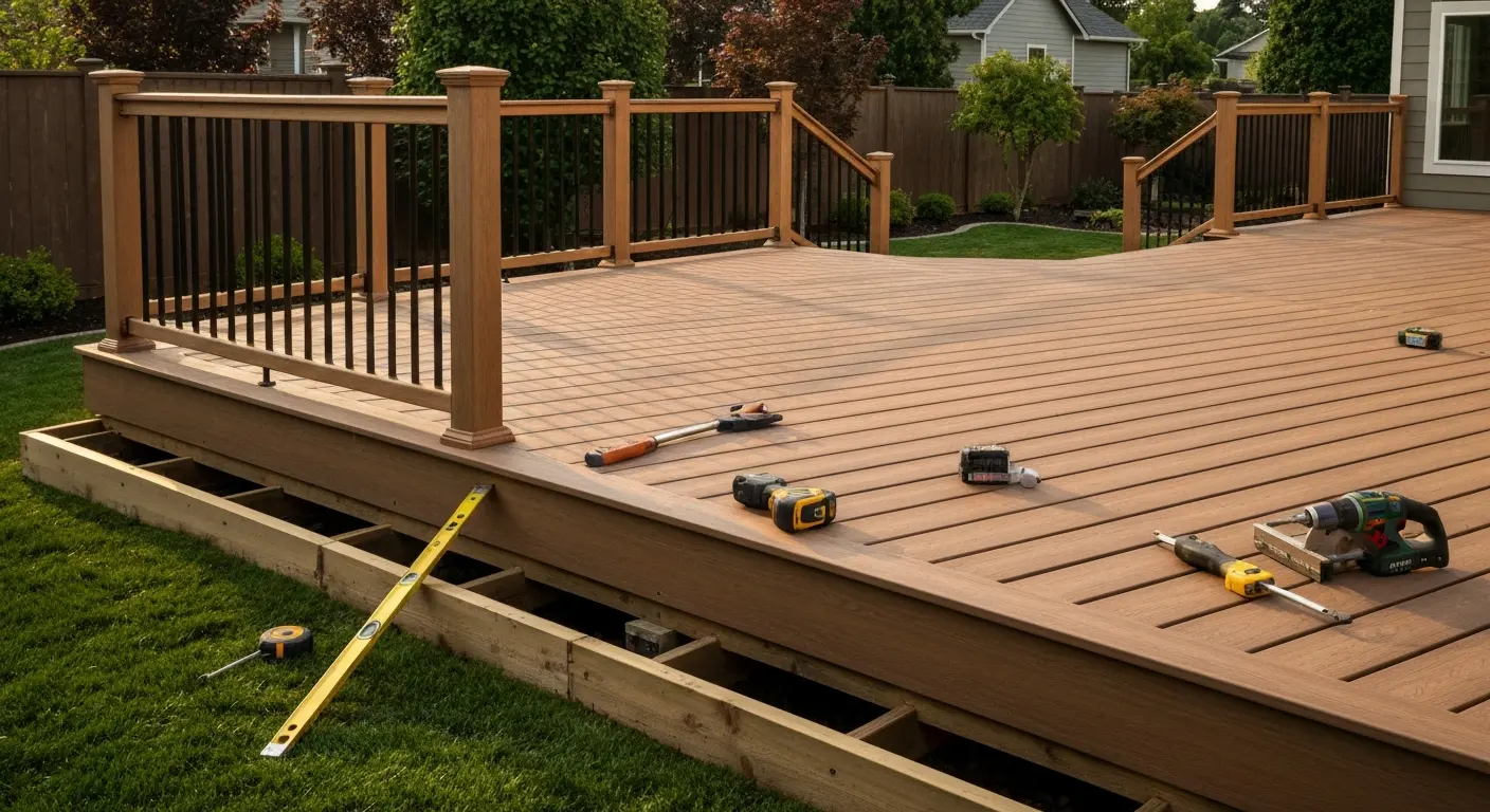 Deck construction project