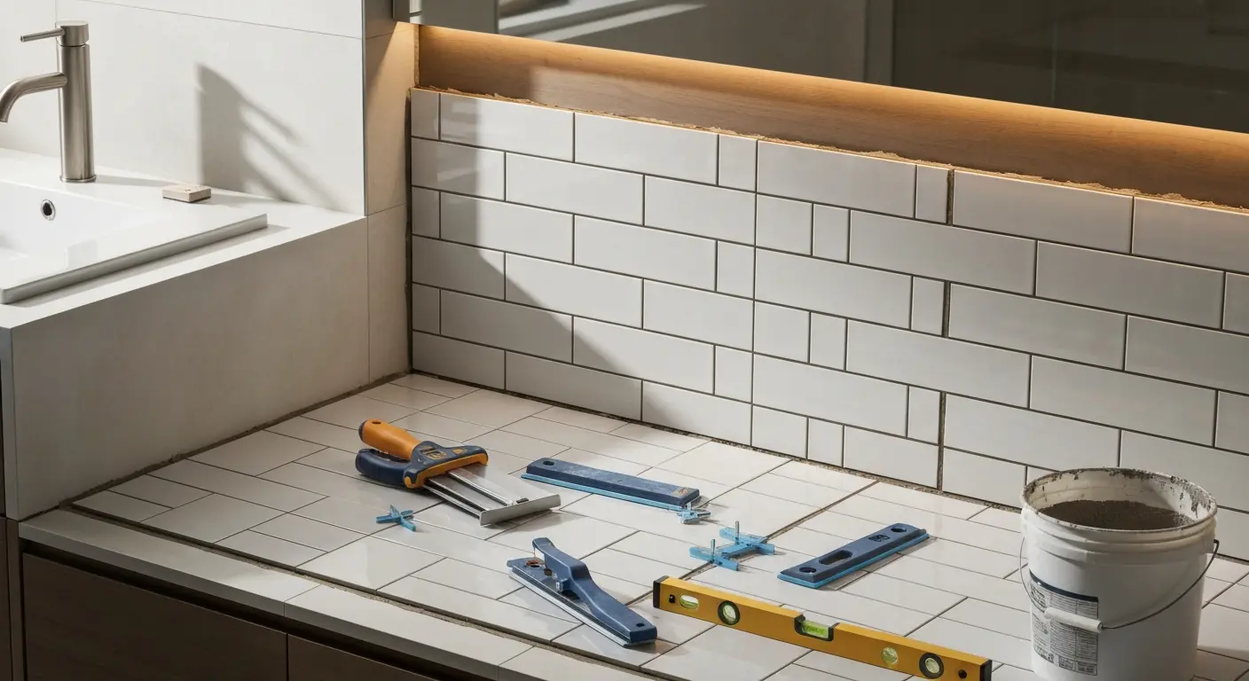 Tile installation