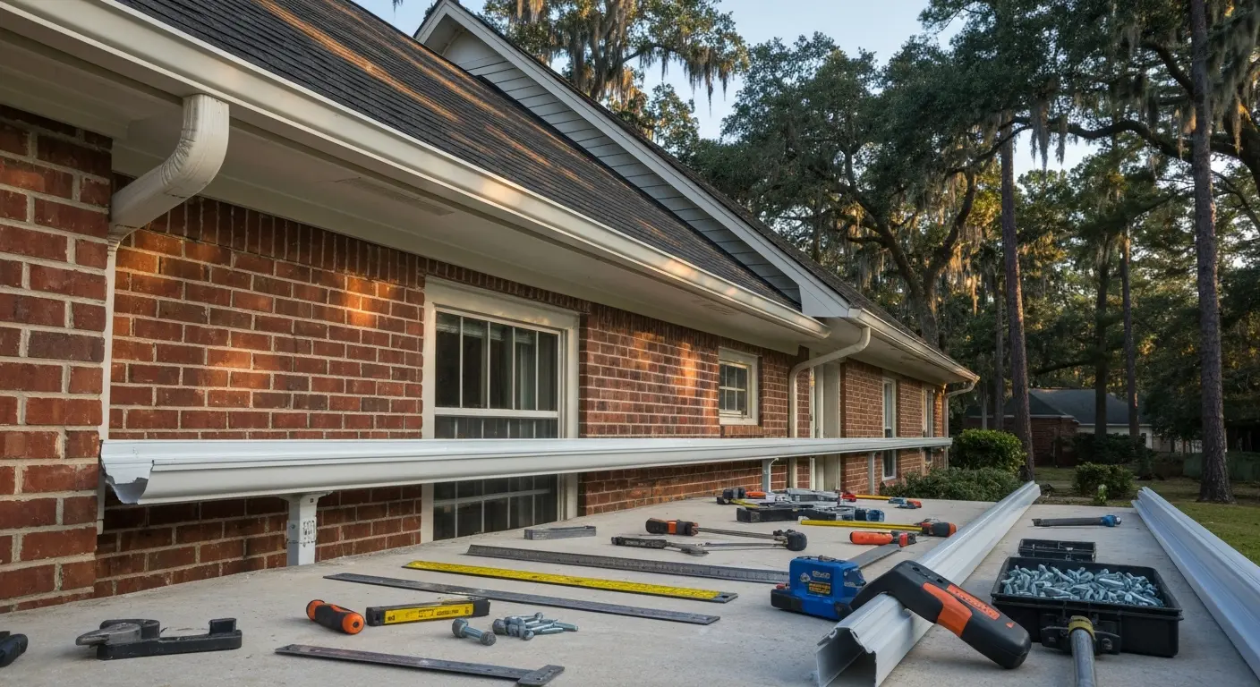 Gutter installation and repair service