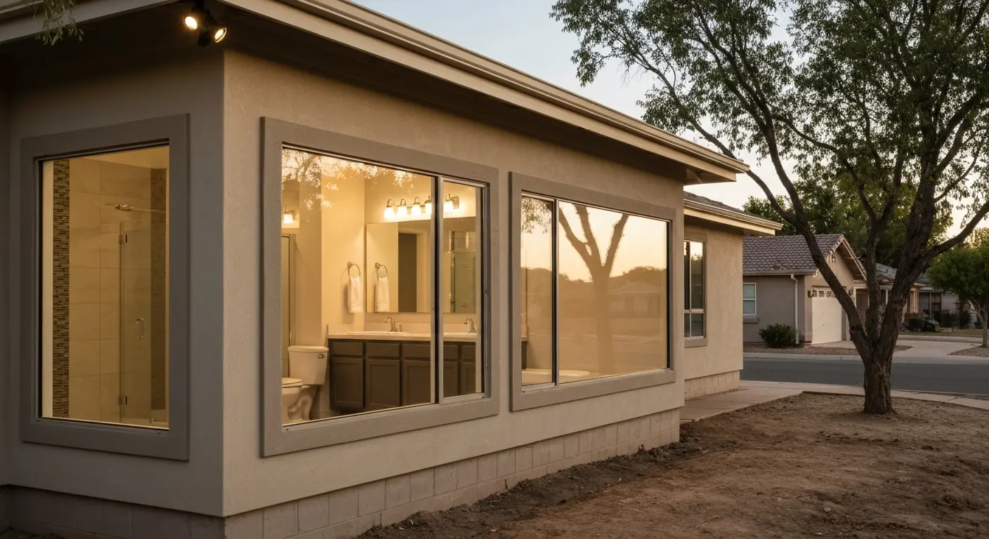 Master bedroom addition with private bathroom