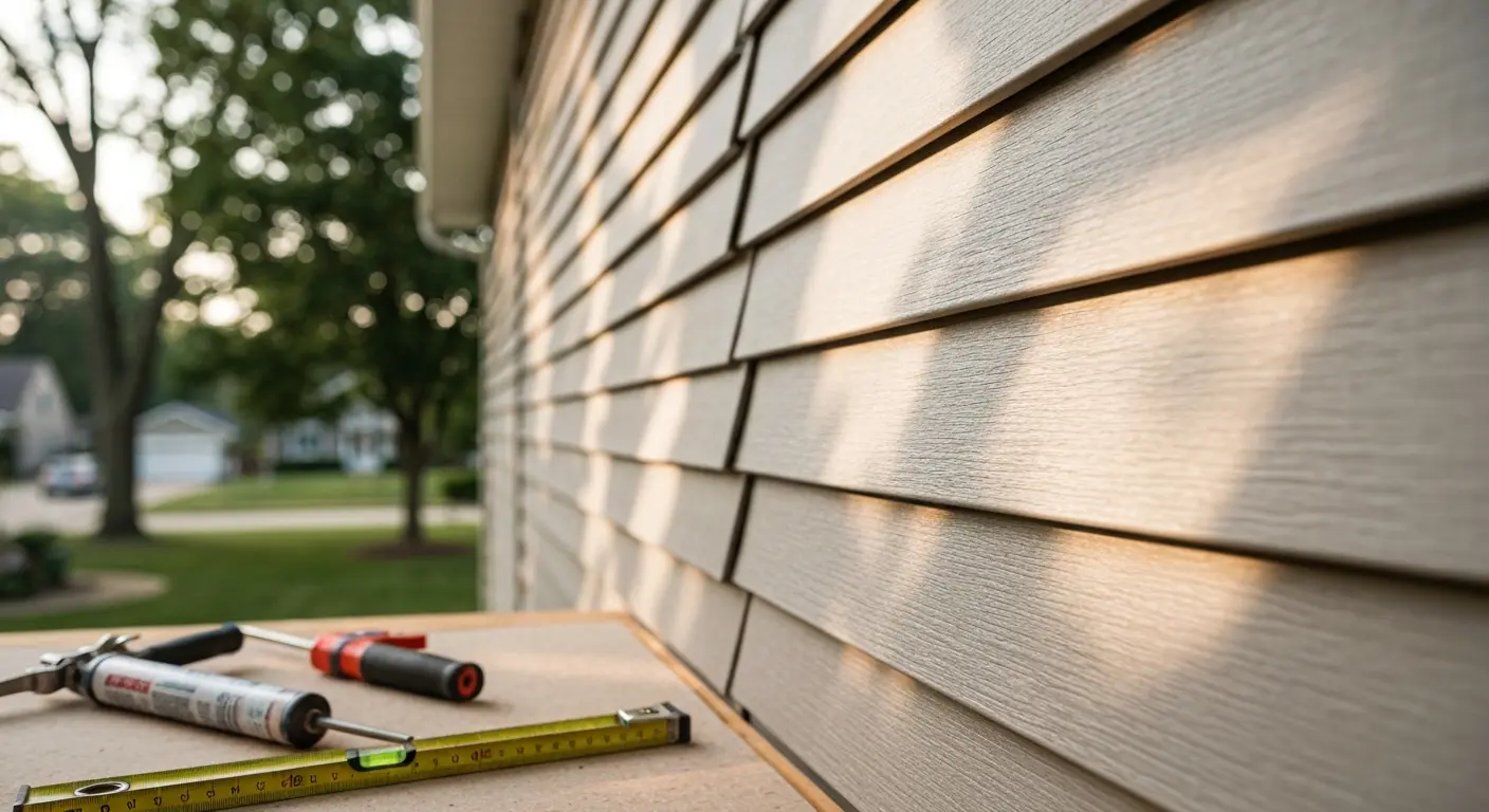 Exterior siding work