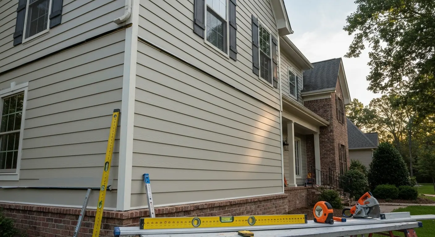 Fiber cement siding project