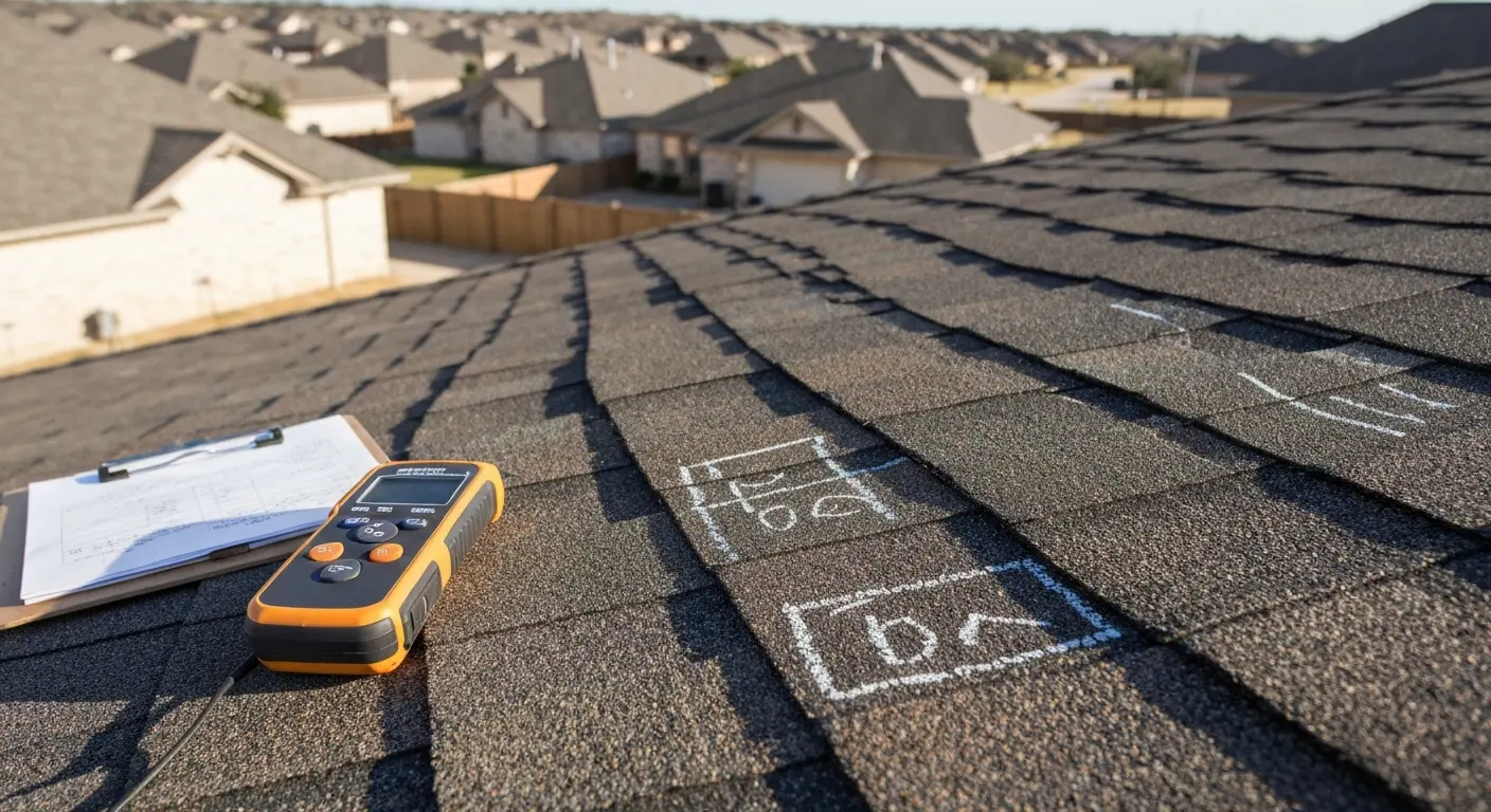 Roof inspection and repair work