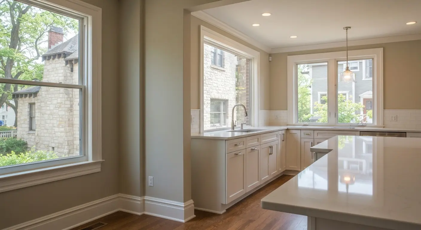 Kitchen and dining expansion with modern finishes